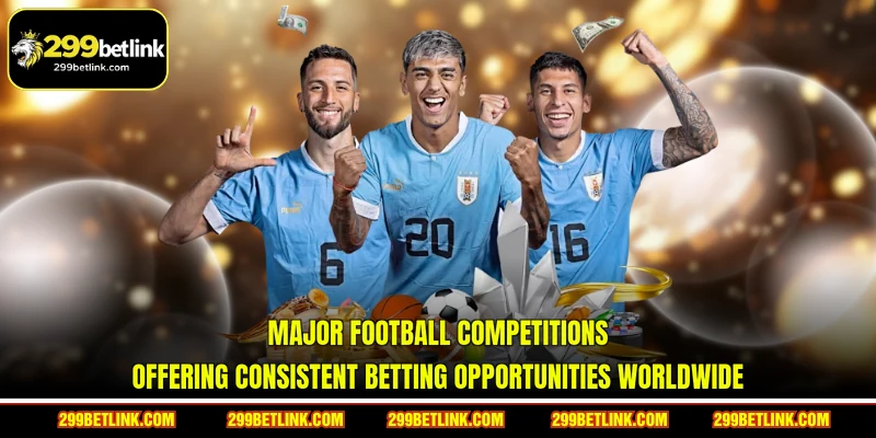 Major football competitions offering consistent betting opportunities worldwide
