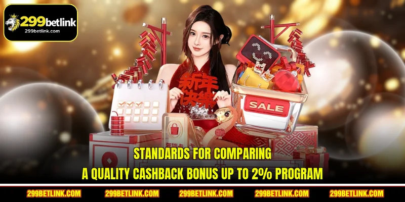 Standards for Comparing a Quality Cashback bonus up to 2% Program