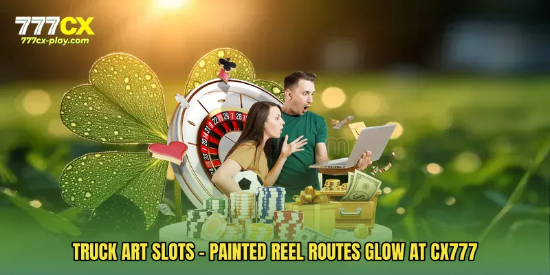 Truck Art Slots - Painted Reel Routes Glow At CX777